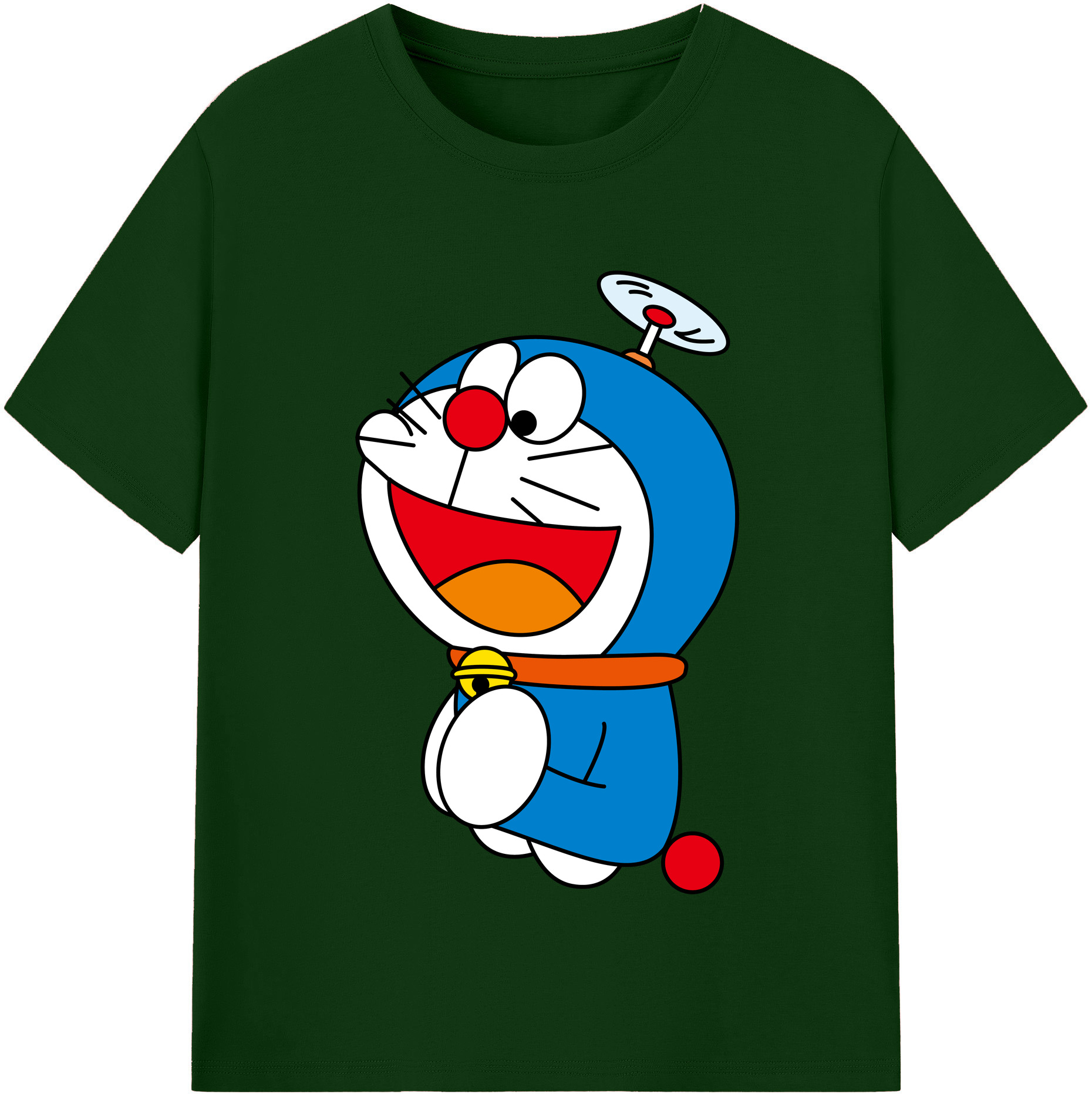 （画像用） ドラえもん Doraemon 綿100％半袖Tシャツ（フロントプリント）